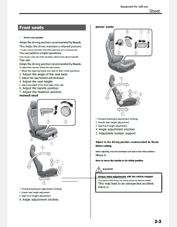 mazda 3 fastback 2022-2023 owners manual in english